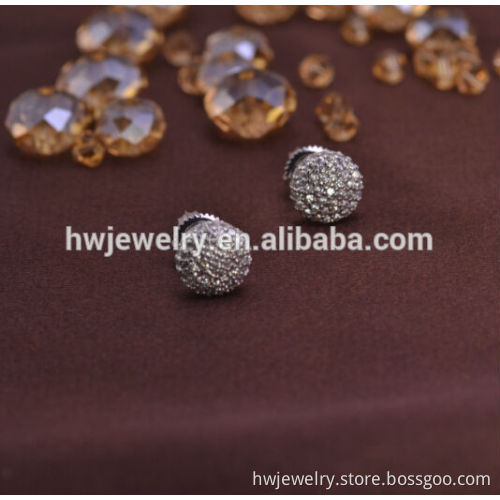 LSE836 men earring with screw back jewelry brass gold plating